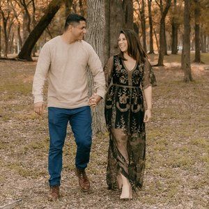 Black and Gold Dress